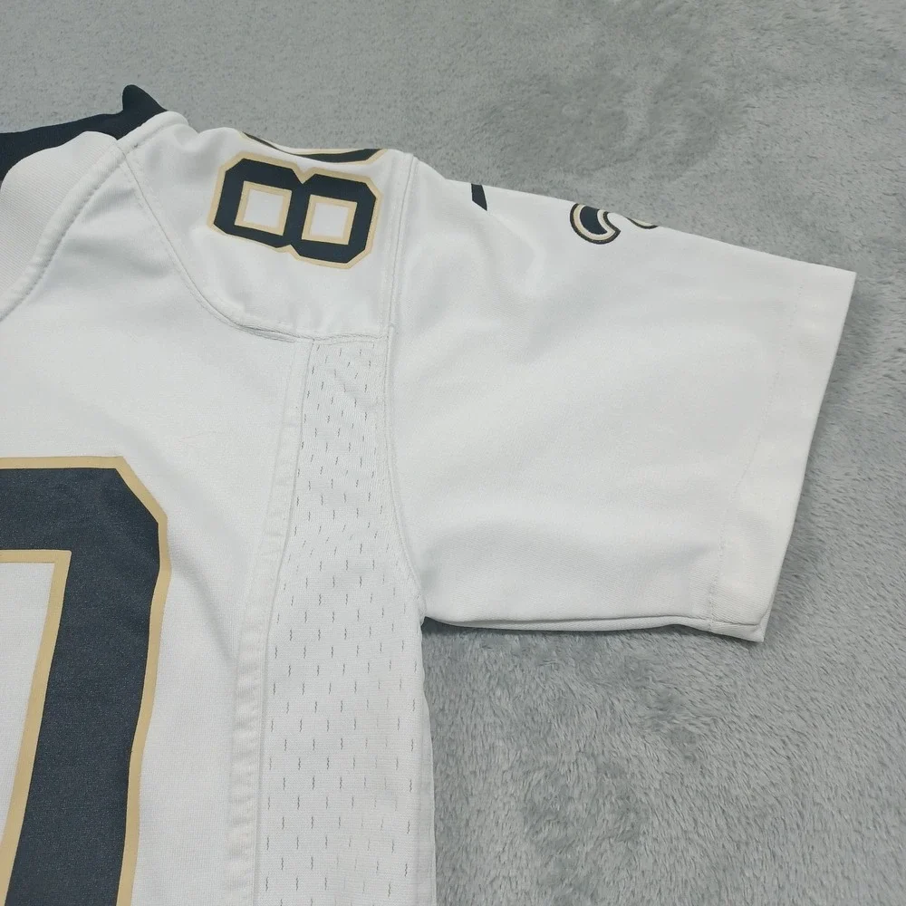 New‎ Orleans Saints Jersey Youth Medium White NFL Nike On Field Graham 80